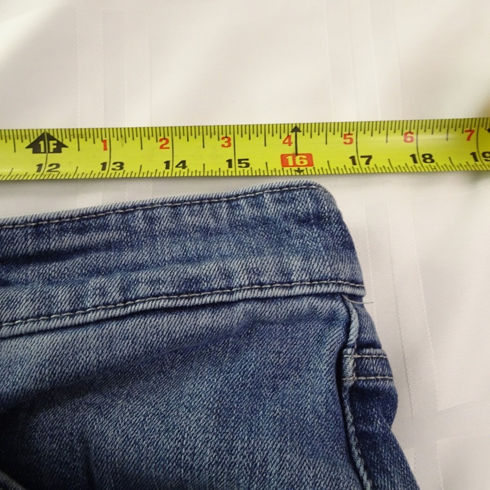 Brothers / Sons Jeans Men's 33x34. Slim straight blue stretch denim pants - Picture 9 of 11